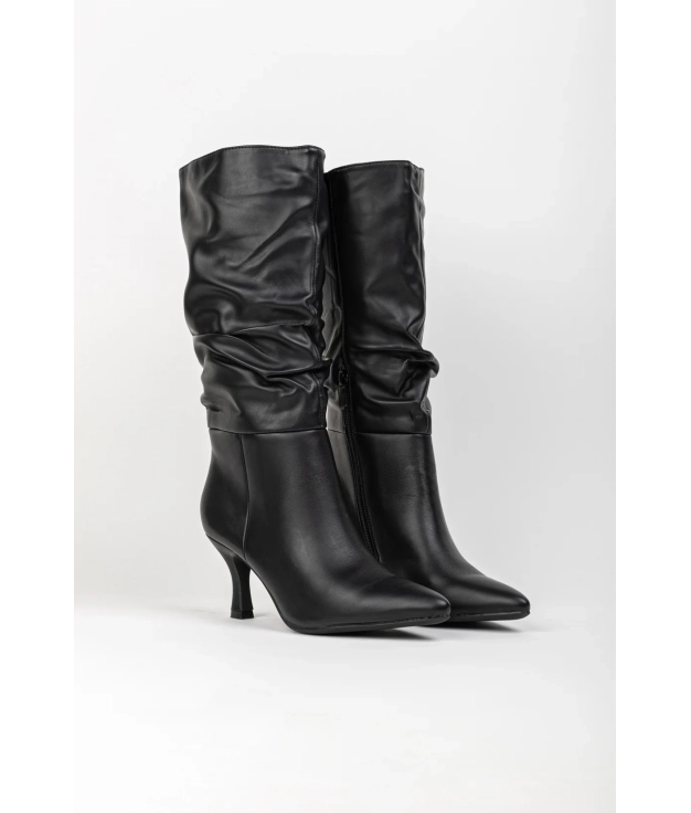 Treci Tall Boot - Black Pianno 39