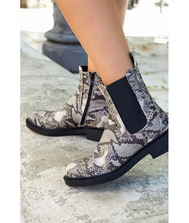 Fabre Low Boots - Snake PIANNO 39