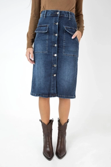 Falda Cresne - Denim Pianno 39 2