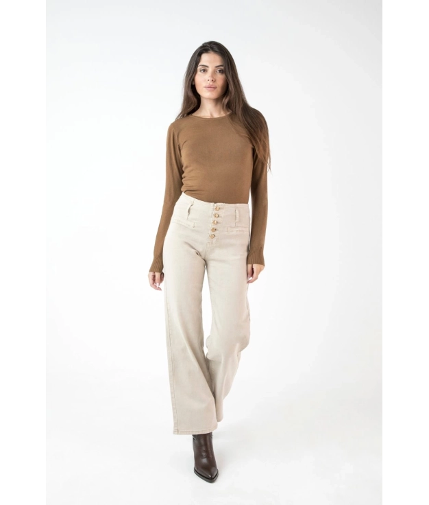 Danil Trousers - Beige Pianno 39