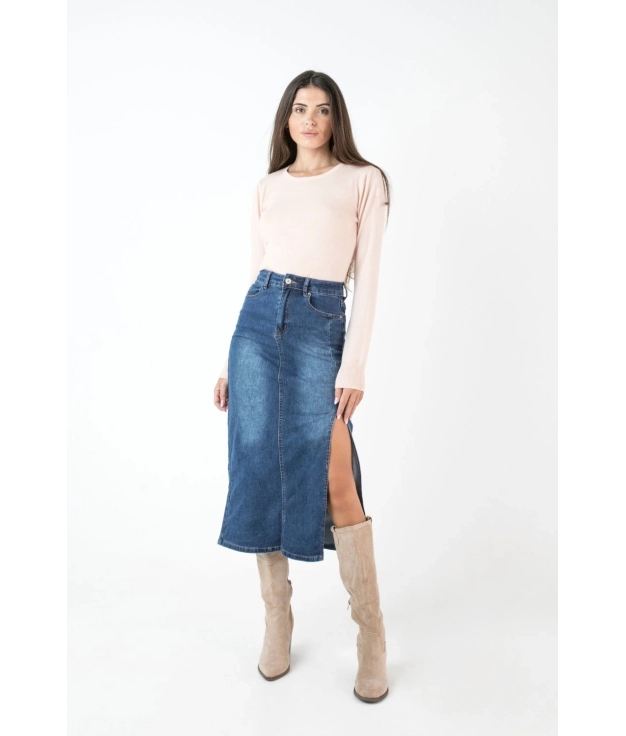 Loper Skirt - Denim Pianno 39