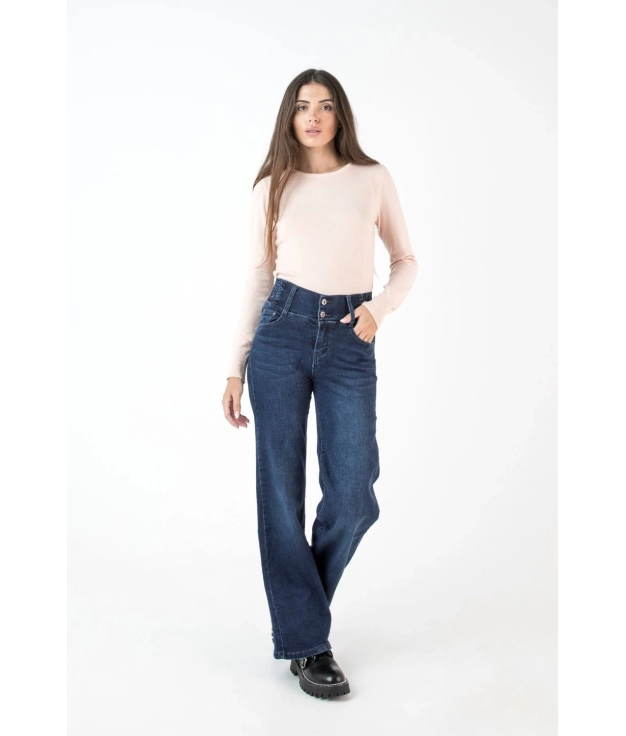 Didar Trousers - Denim Pianno 39