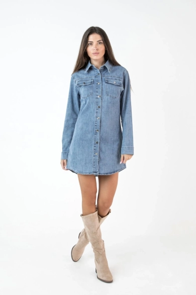 Vestido Coner - Denim Pianno 39