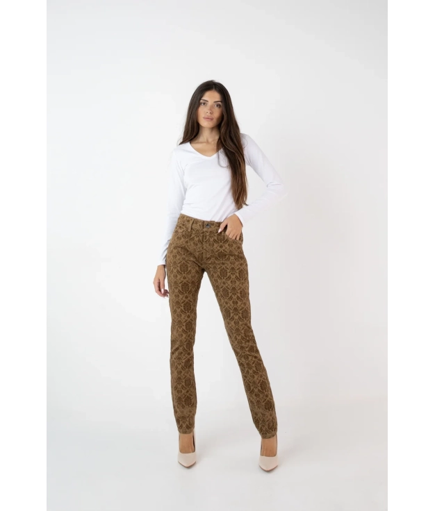 Supos Trousers - Camel Pianno 39