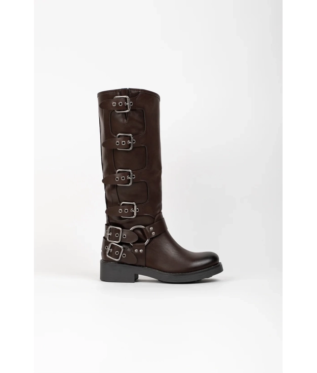 Bottes hautes Ficer - Marron Pianno 39