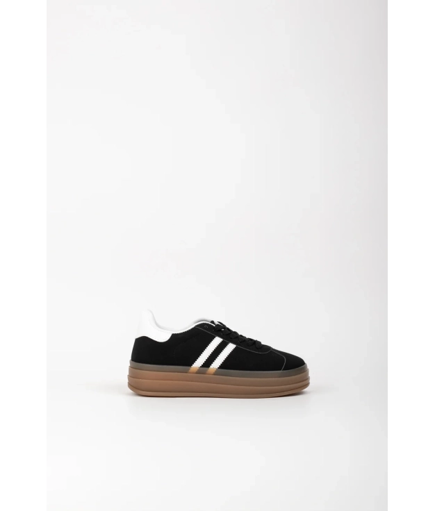 Baskets Casual Tinen - Black Pianno 39