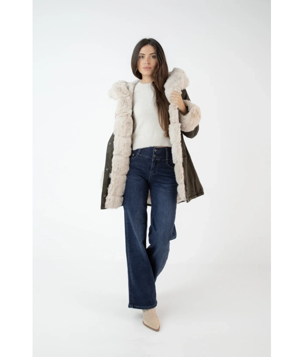 Cappotto Parce - Kaki Pianno 39