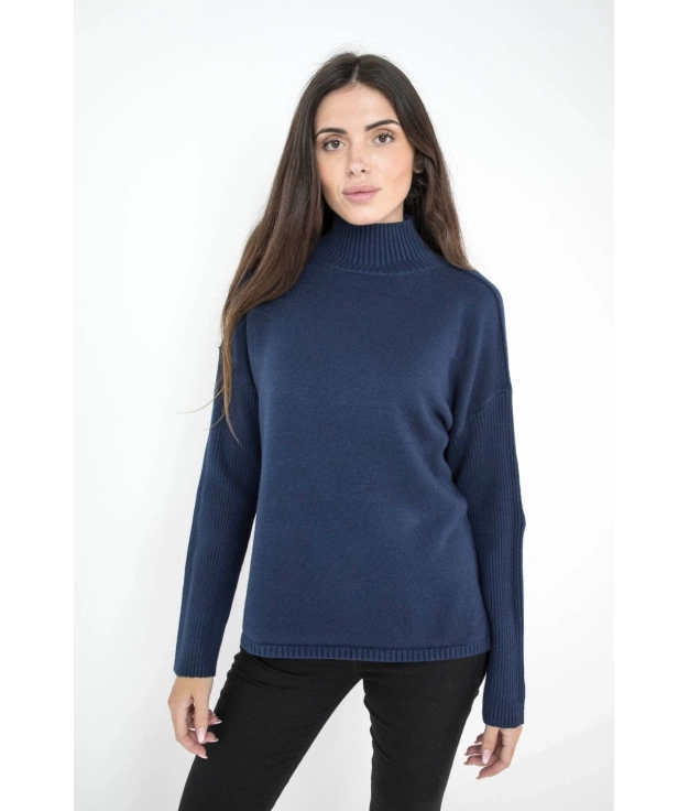 Maglione Lener - Blu navy Pianno 39