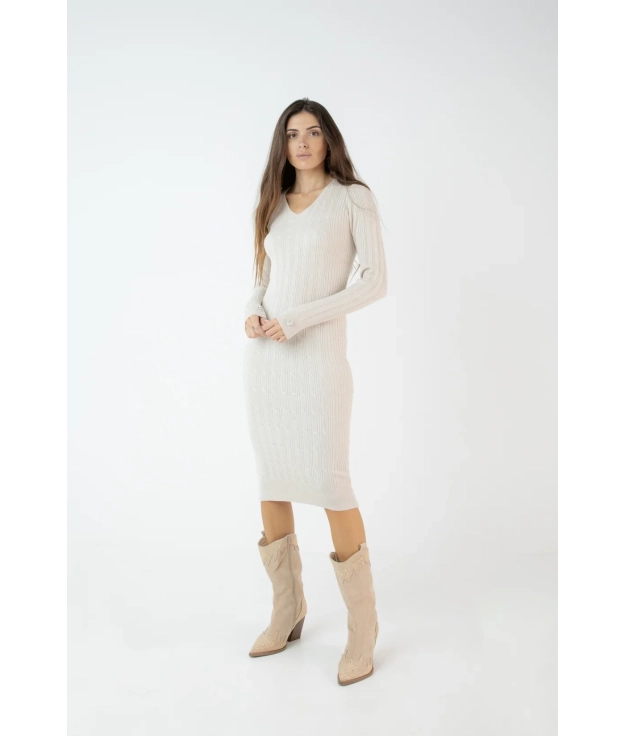 Lasper Dress - Beige Pianno 39