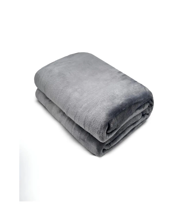 SOFA AND BED BLANKET - GREY