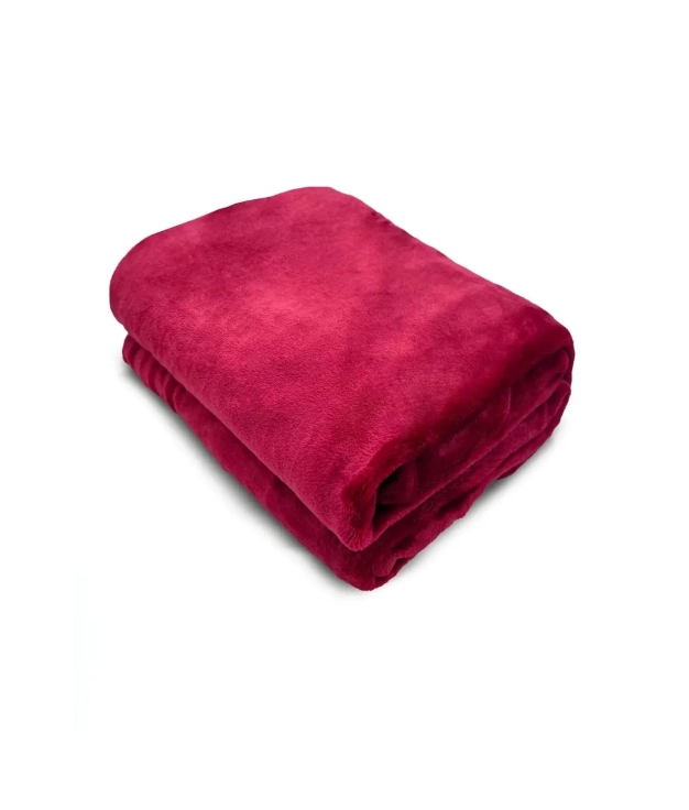 COPERTA PER DIVANO E LETTO - ROSSO