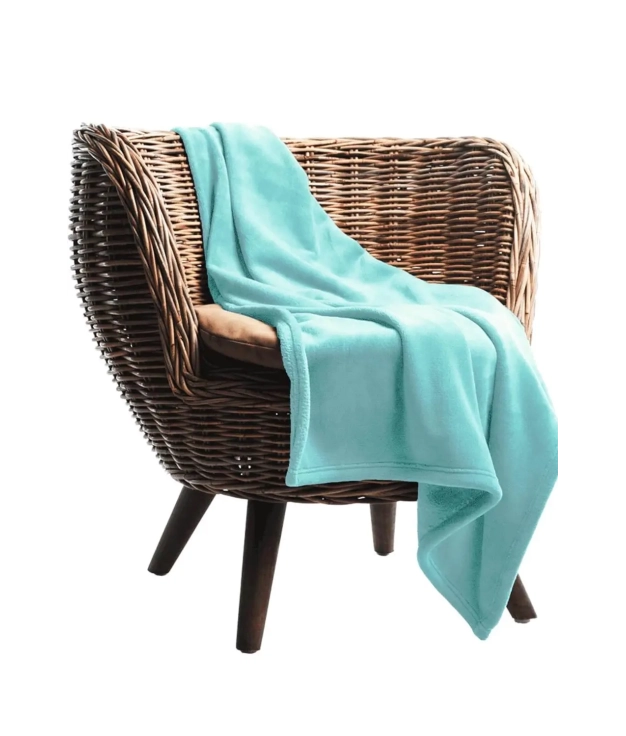 COUVERTURE POUR CANAPÉ ET LIT - TURQUOISE