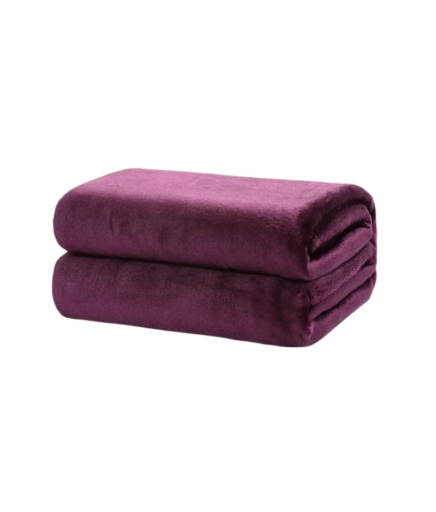 SOFA AND BED BLANKET - PURPLE