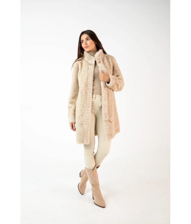 Lusus Coat - Beige Pianno 39