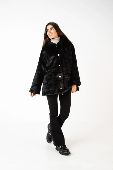 Abrigo Reversible Bloner - Negro Pianno 39 2
