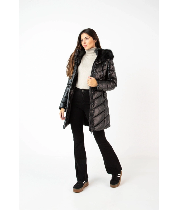 Amela Coat - Black Pianno 39