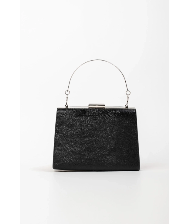 BOLSO CLUTCH LOSDARE - NEGRO/PLATA Pianno 39