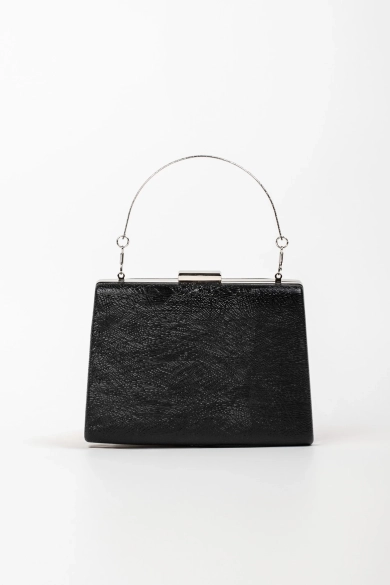 LOSDARE CLUTCH BAG - BLACK/SILVER Pianno 39