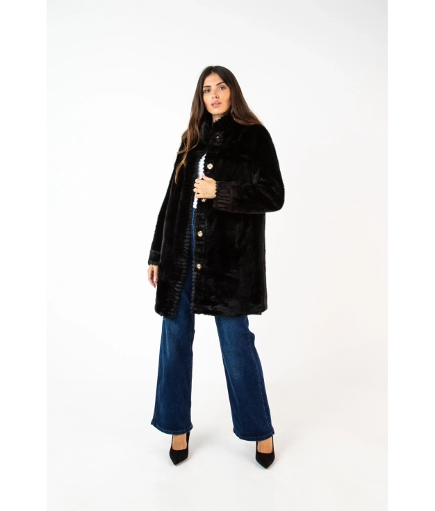 Lusus Coat - Black Pianno 39