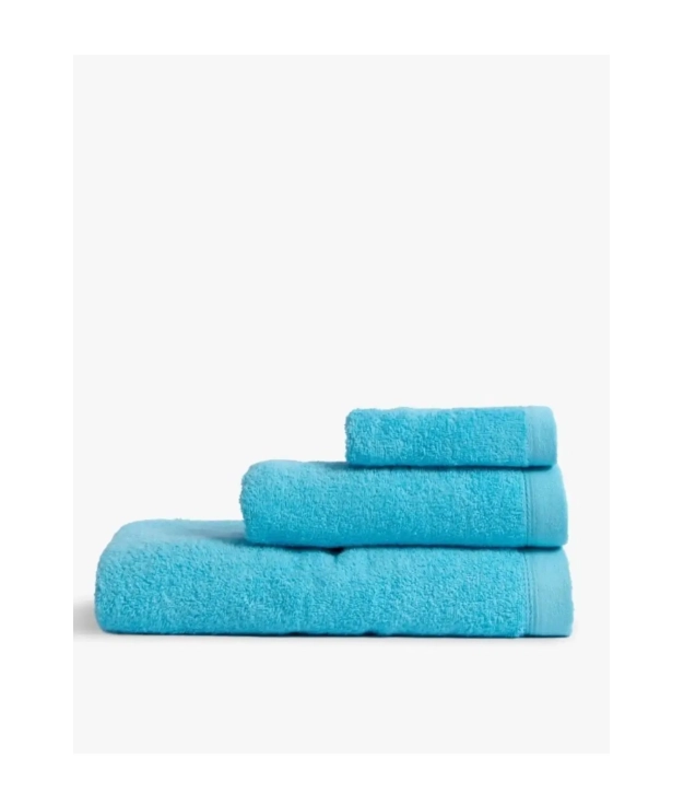 PACK 1 or 2 UNITS 100% COTTON 500gr CURLY TOWEL - TURQUOISE