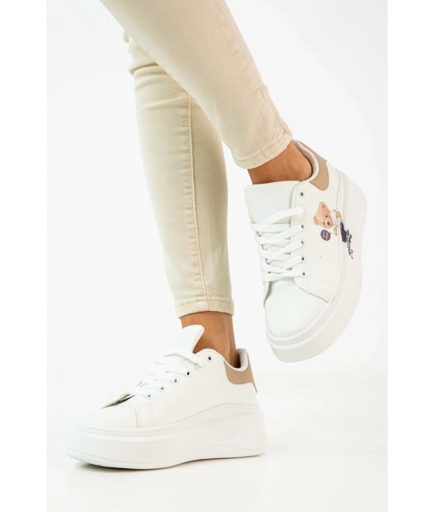 Sneakers Casual Singeru - Kaki