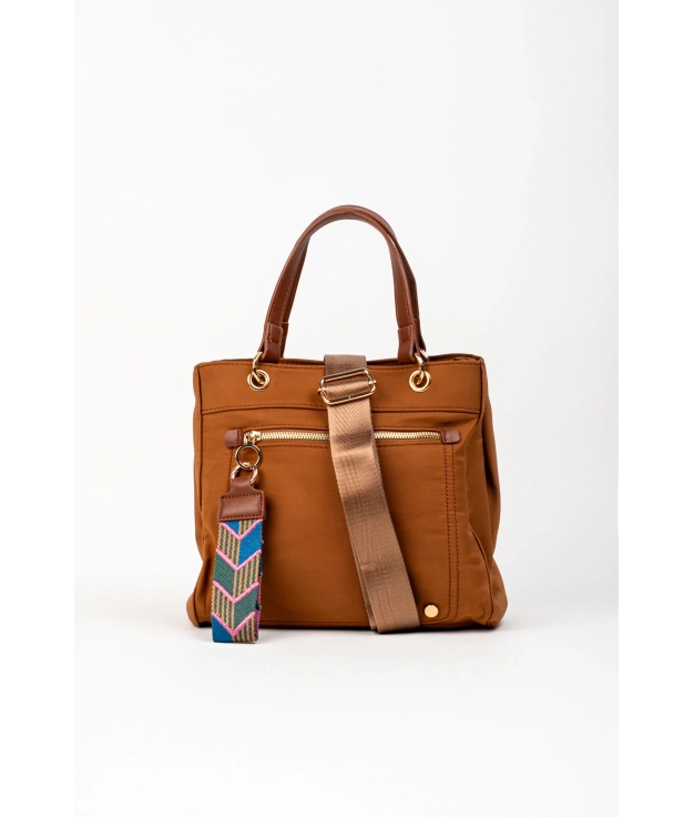 Bolso Bandolera Brecer - Camel Pianno 39