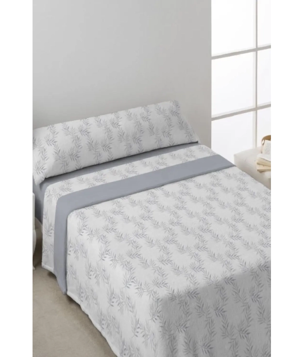 DRAP DE LIT ROSSANA SANDY CORALINE - GRIS