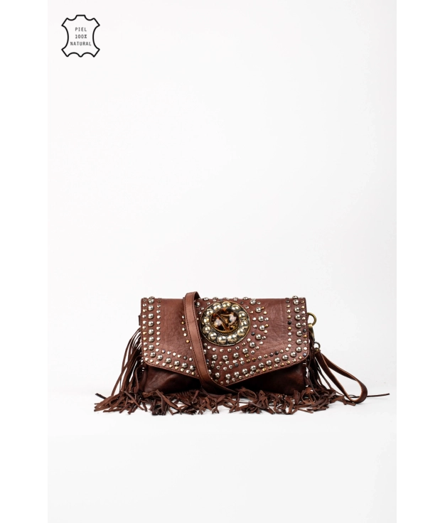 Sac à bandoulière en cuir Berses - Brown Pianno 39