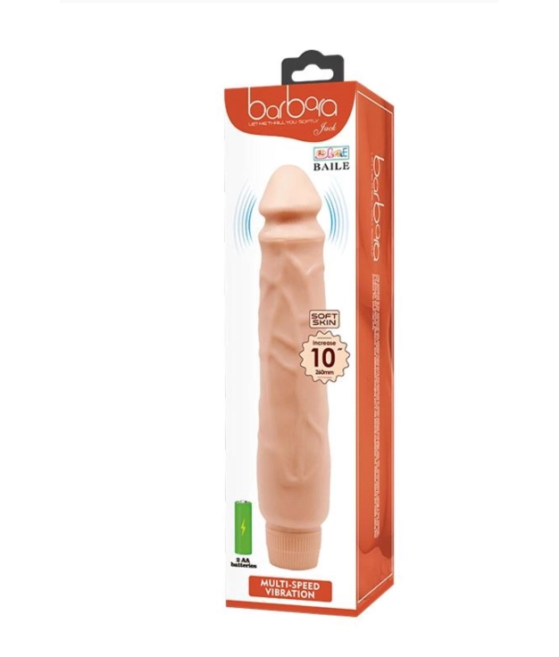 Baile Vibrador Realista - Beige Pianno 39