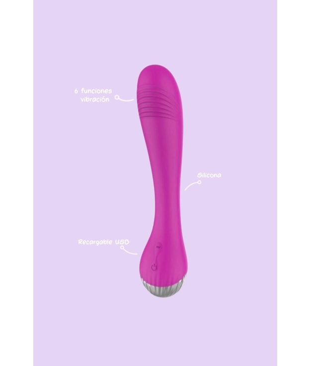 A-Gusto Vibrador 6 funciones - Fucsia Pianno 39