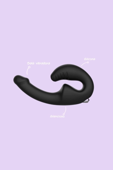 Herrules Strap-on Vibrador - Negro Pianno 39