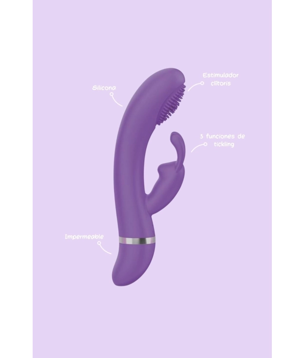 LATETOBED VIBRADOR TINKA COM MOVIMENTO DE CÓCEGAS PIANNO 39