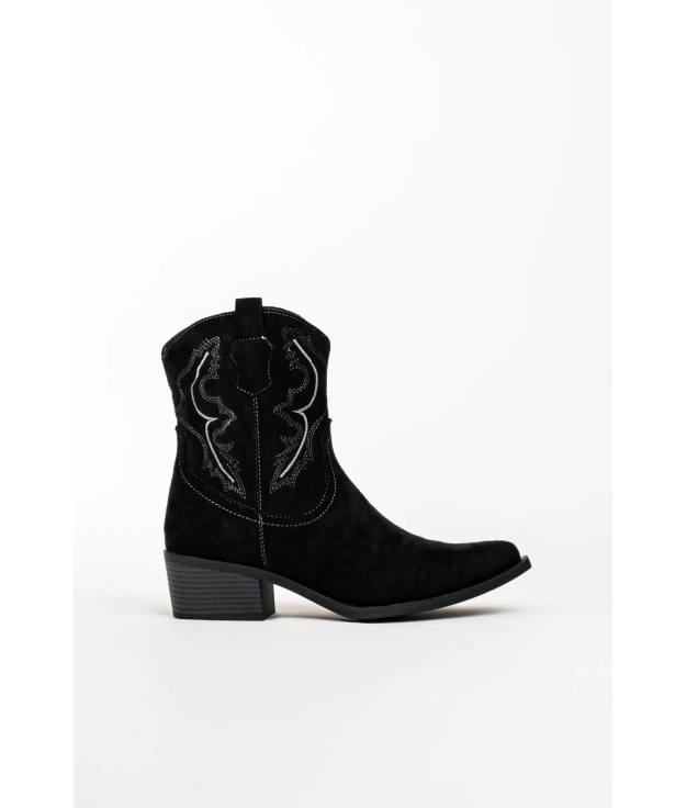 Bota Burnel Cowboy - Preto Pianno 39