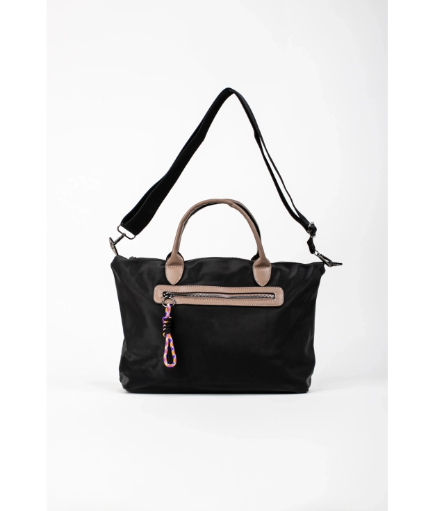 Bolsa de Ombro Trader - Preto Pianno 39