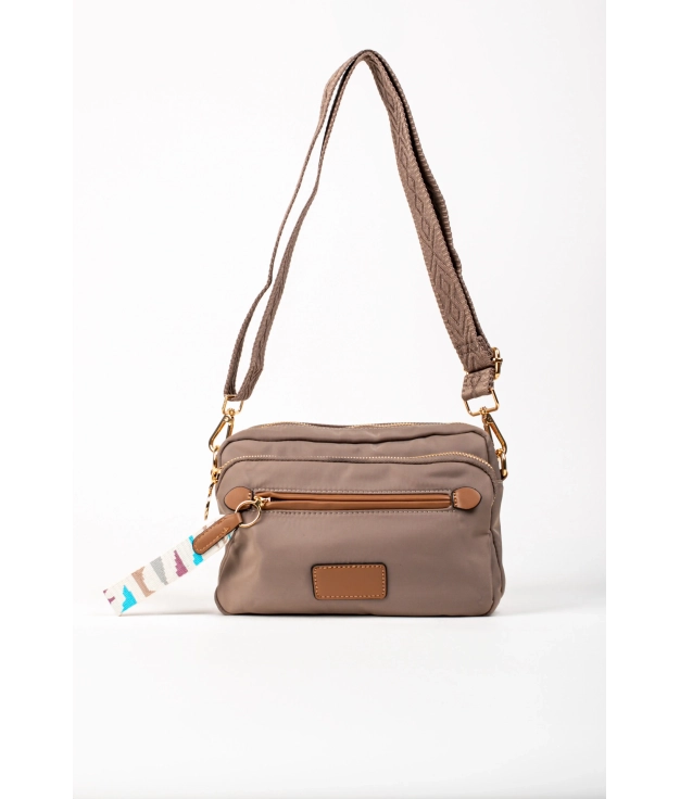 Bolsa de Ombro Posder - Taupe Pianno 39