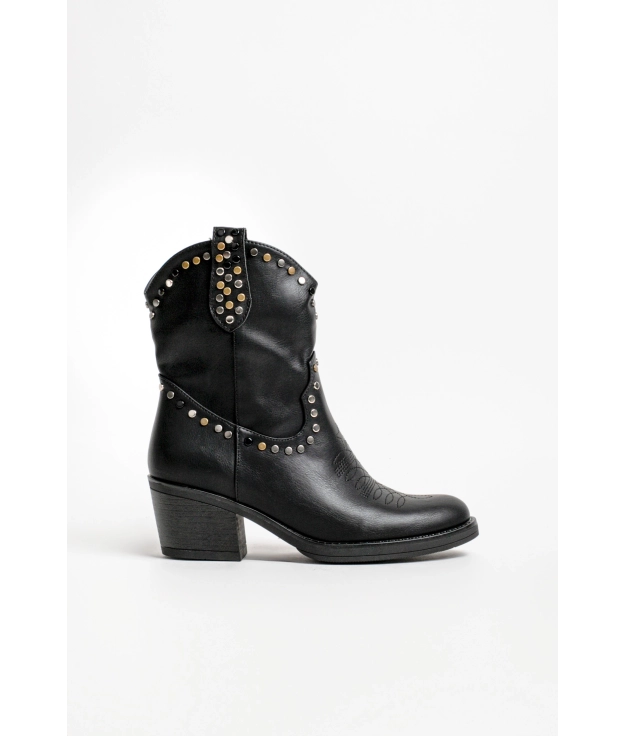 Bota Saster Cowboy - Preto Pianno 39