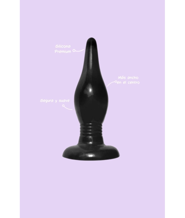 Afterdark Twister Anal Plug - Black Pianno 39