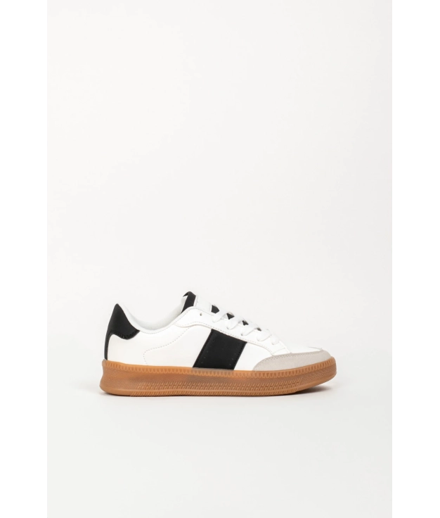 Scarpe da ginnastica casual Waner - Bianco/Nero Pianno 39