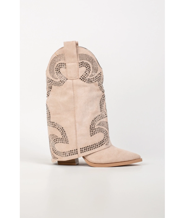 Bota Cowboy Yarel - Beige Pianno 39