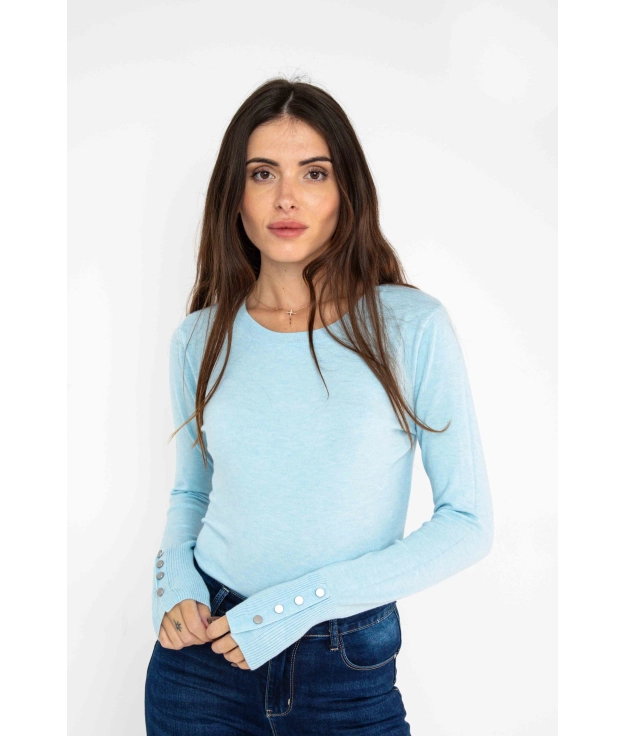 Ubero Sweater - Light Blue Pianno 39