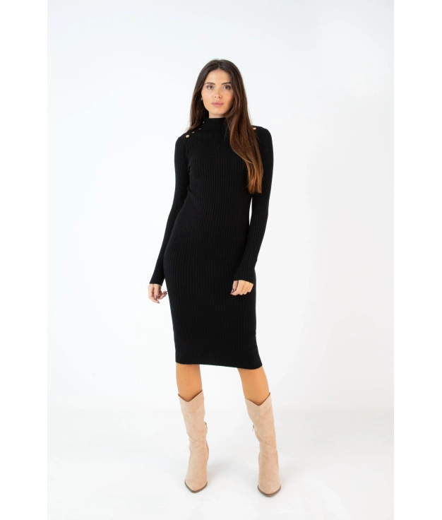 Vestido Mayali - Negro Pianno 39