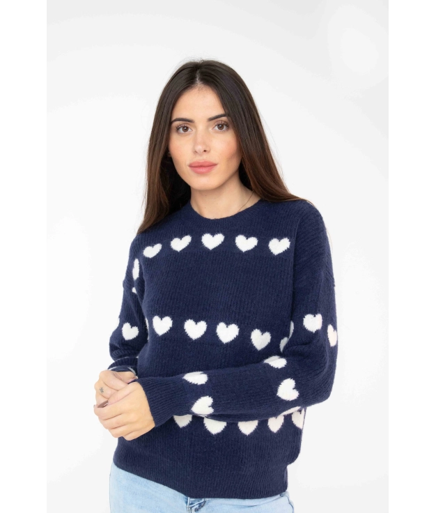 Fermes Sweater - Navy Blue Pianno 39