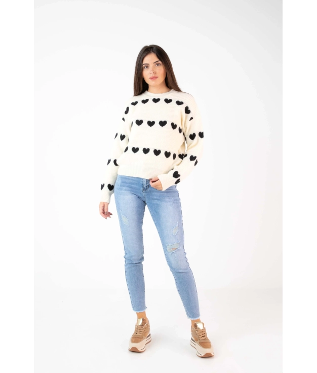 Maglione Fermes - Bianco Pianno 39