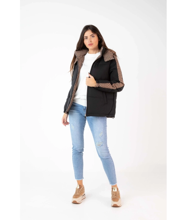 Chaqueta Reversible Marce - Negro Pianno 39