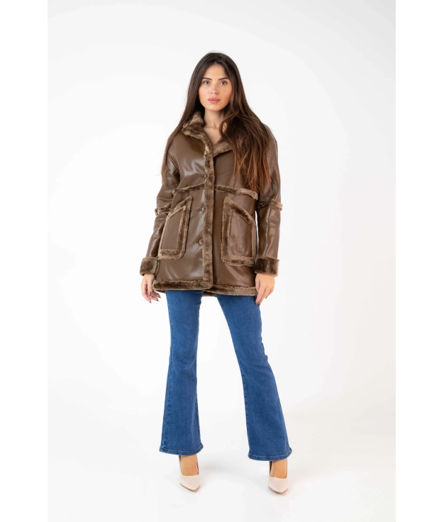 Manteau à levier - Pianno Brown 39