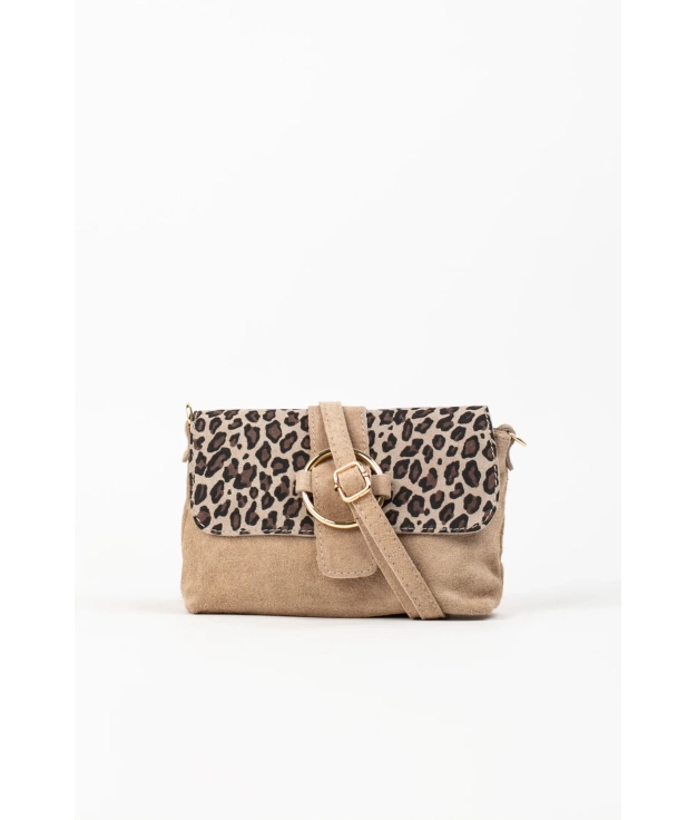 Trina Leather Shoulder Bag - Beige Pianno 39