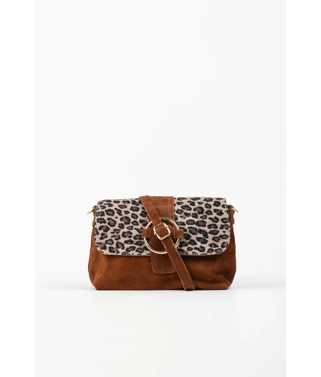 Trina Leather Shoulder Bag - Camel Pianno 39