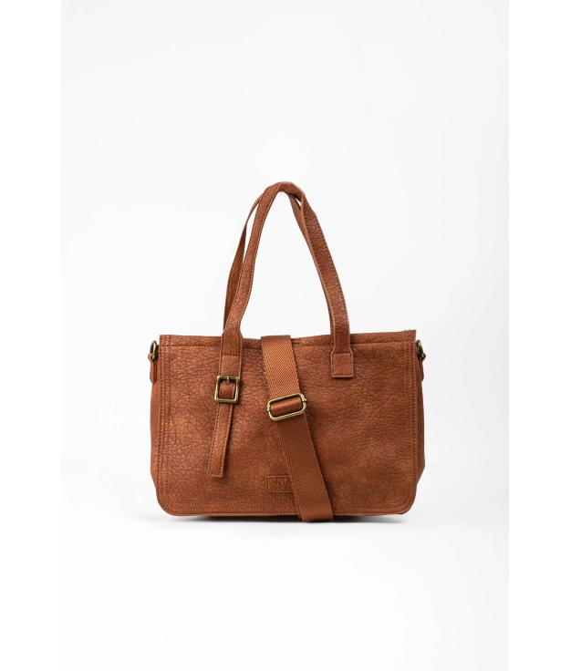 Bolsa de Ombro Omis - Camel Pianno 39