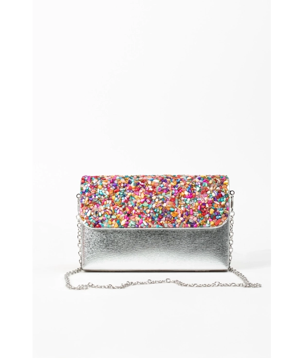 Bolso Clucht Pintis - Multicolor/Plata Pianno 39