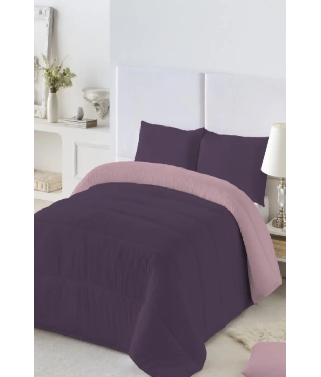 NATURELS BICOLOR REVERSIBLE Aubergine/Rose Palo pianno39